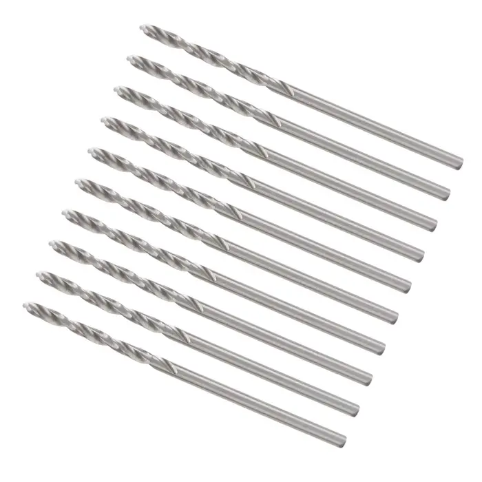 Foret hélicoïdal de 1,75 mm de diamètre, entièrement affûté, extra long, micro-forets en acier rapide, longueur 46 mm