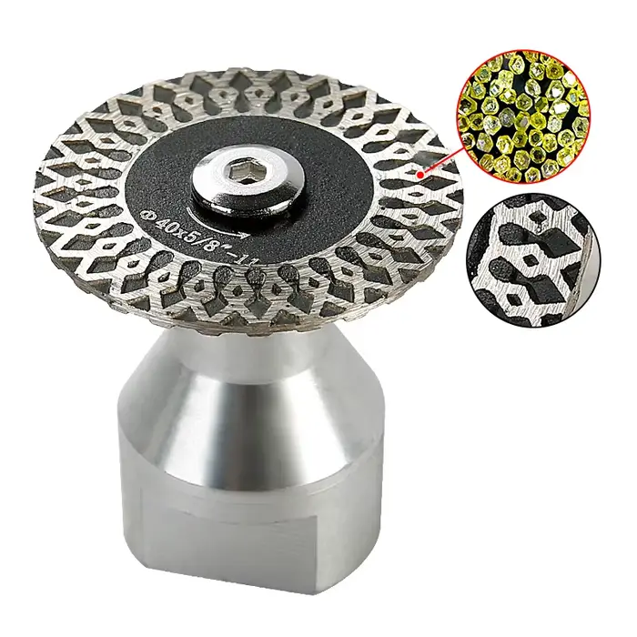 LOZLIN Lame de scie diamantée mini 40 mm avec filetage