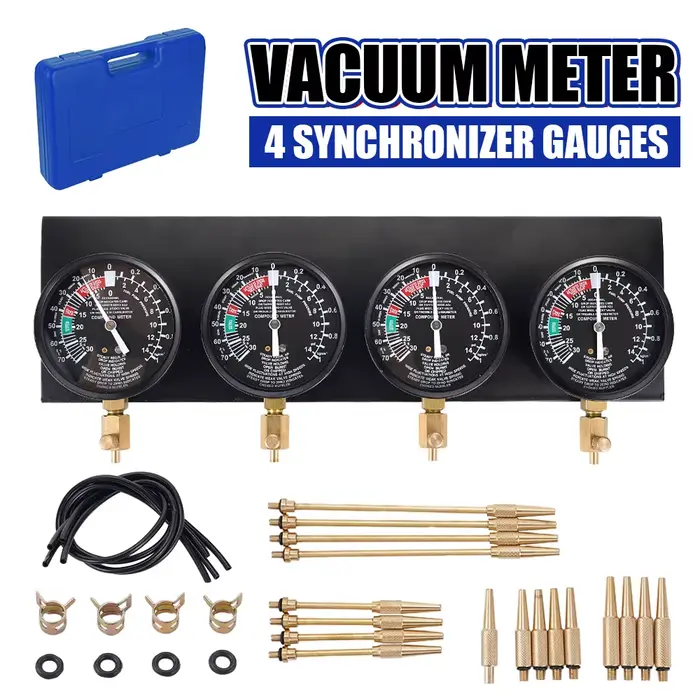 Synchroniseur de carburateur de moto pour testeur d'allumage 4 cylindres