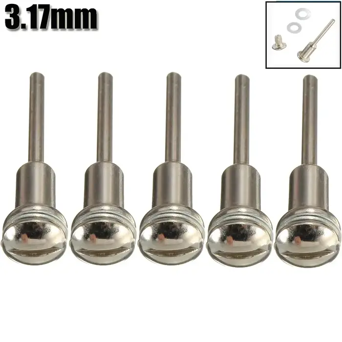 Mandrin en acier pour outil lointain Dremel, meule à tronçonner Dremel, meulage électrique, 5 pièces