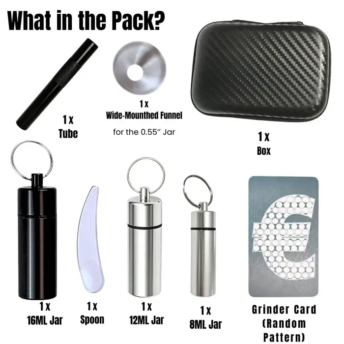 Kit de broyeur portable avec boîte de rangement