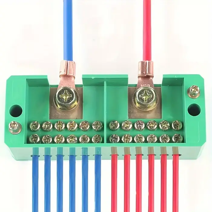 Boîte de jonction électrique monophasé/triphasé Fj6, 1 pièce, prises de 2 pouces, 6/8/12 ports, bornier en laiton, adapté à la distribution domestique, prise en charge maximale 200A, 220V