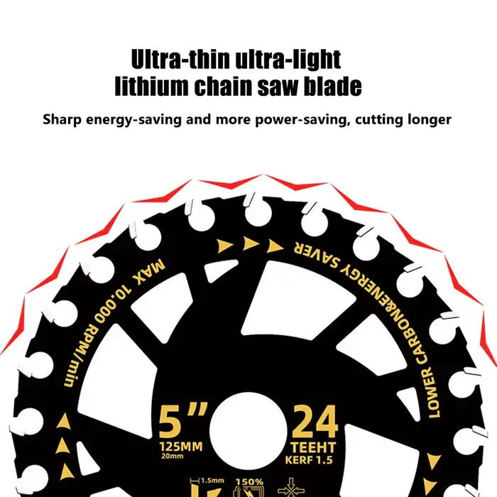 Lame de scie circulaire électrique au Lithium