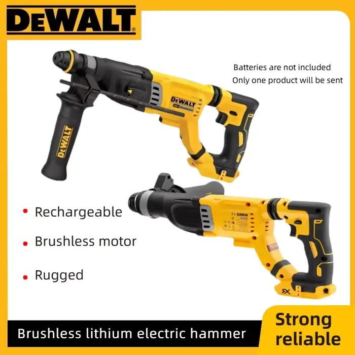 Perceuse à percussion sans fil DEWALT Professional DCH263 20V : Outil de perçage de béton robuste (sans batterie)