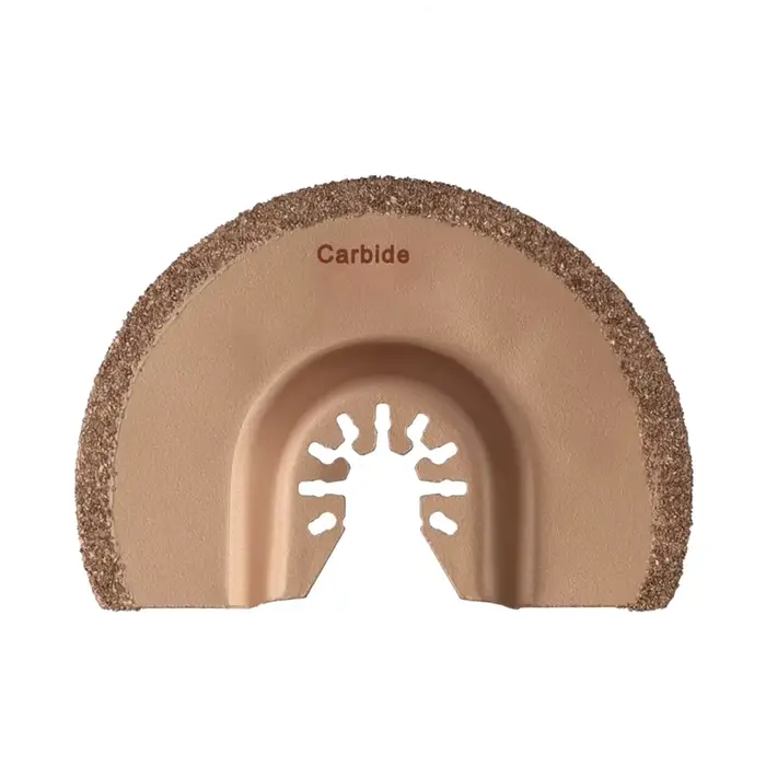 6 pièces oscillant Multitool Triangle carbure râpe lame de scie