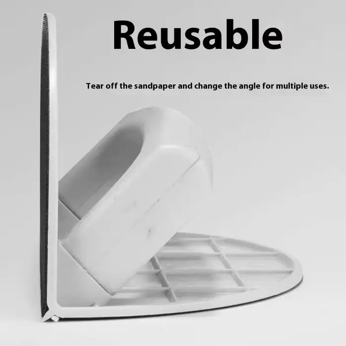 Outil multifonctionnel de ponçage d'angle Semi-circulaire