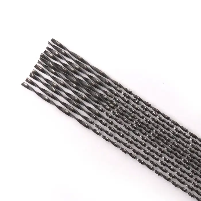 10 pièces 130 mm 2 # /3 # /7 # /8 # Lames de scie à chantourner dents en spirale