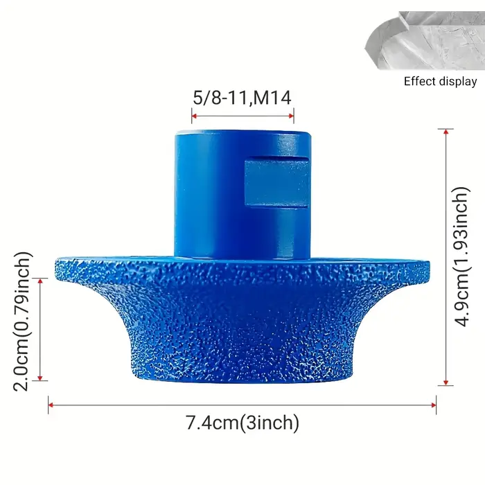 Roue de polissage diamantée LOZLIN 5/8-11 M14 pour marbre