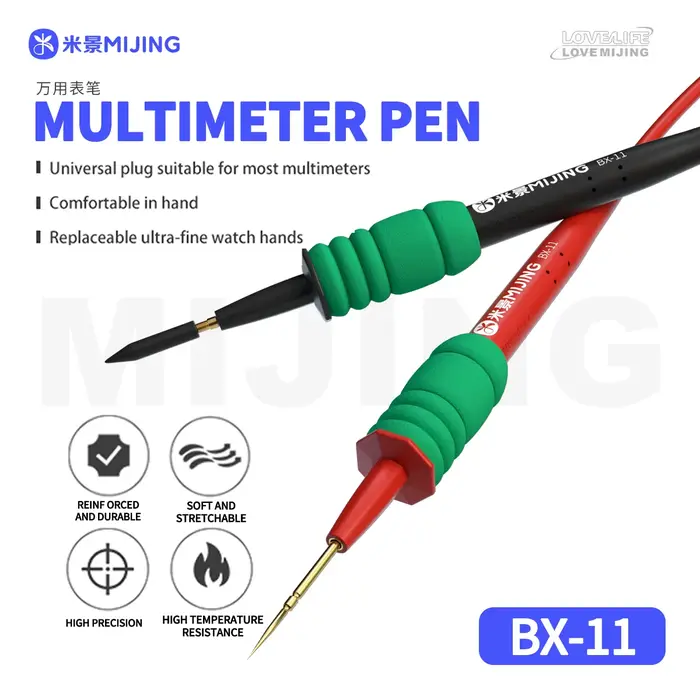 Mijing BX-11 stylo multimètre universel pour téléphone portable réparation d'ordinateur détection de