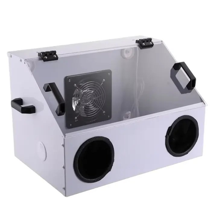 Boîte anti-poussière métallique monobloc pour machine de meulage de table