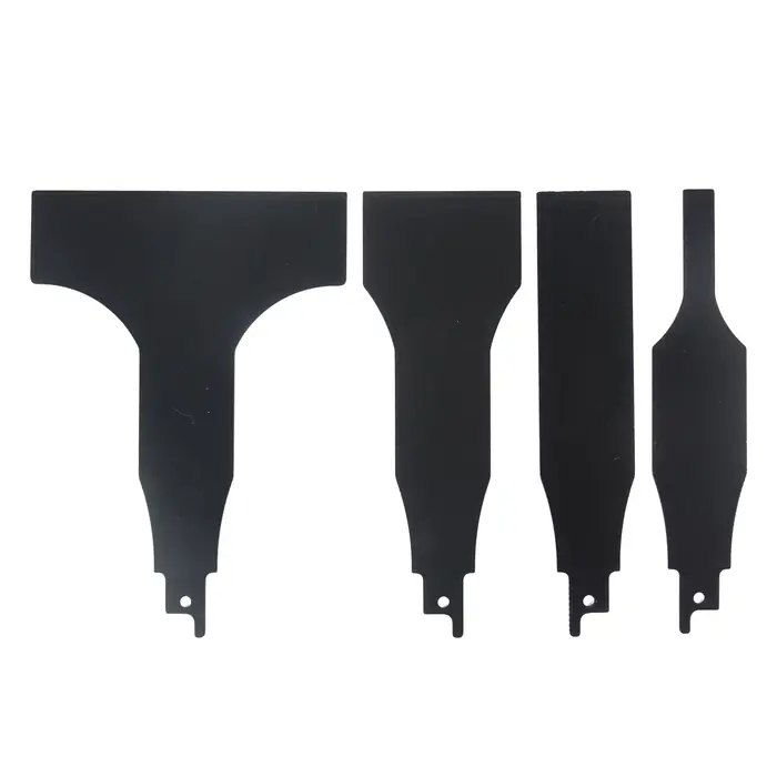 Jeu de lames de raclage robustes pour scie sauteuse 10/30/50/100 mm pour l'élimination de la colle et du mastic sur les