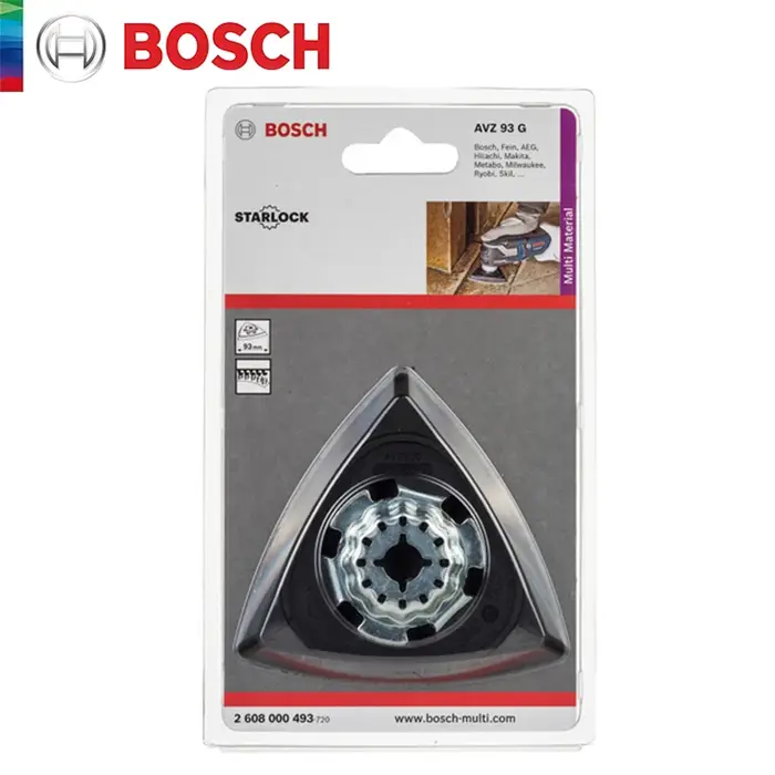 Bosch Starlock plaque de ponçage AVZ 93 G lame de scie oscillante