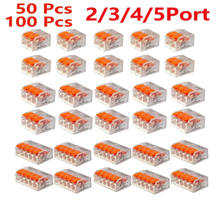 Connecteurs électriques rapides 50/100 pièces