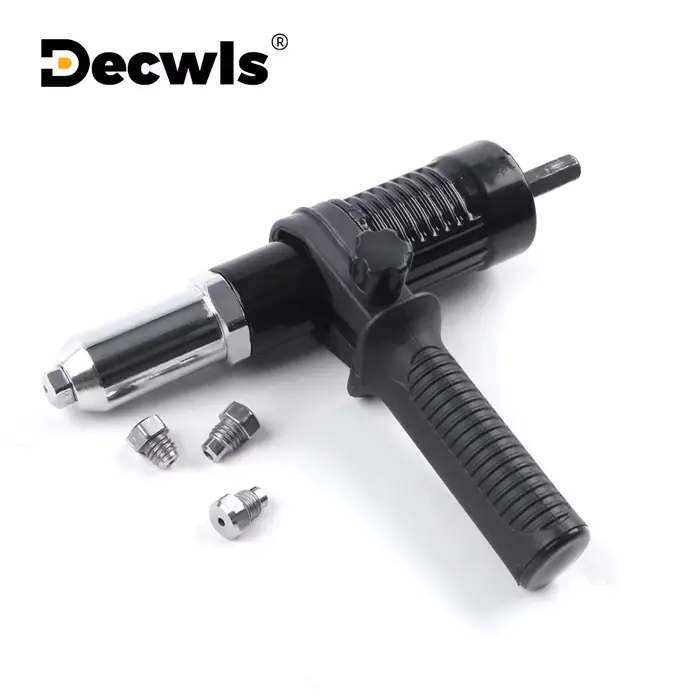 Adaptateur de foret de tirage de rivet rapide et facile avec tige hexagonale