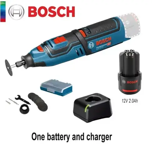 Meuleuse droite rechargeable portable BOSCH GRO12V-35