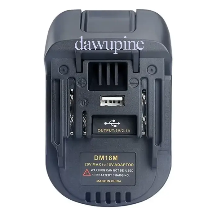 Adaptateur convertisseur DM18M pour Milwaukee pour M18 pour batterie Li-ion Dewalt 20V pour outils é