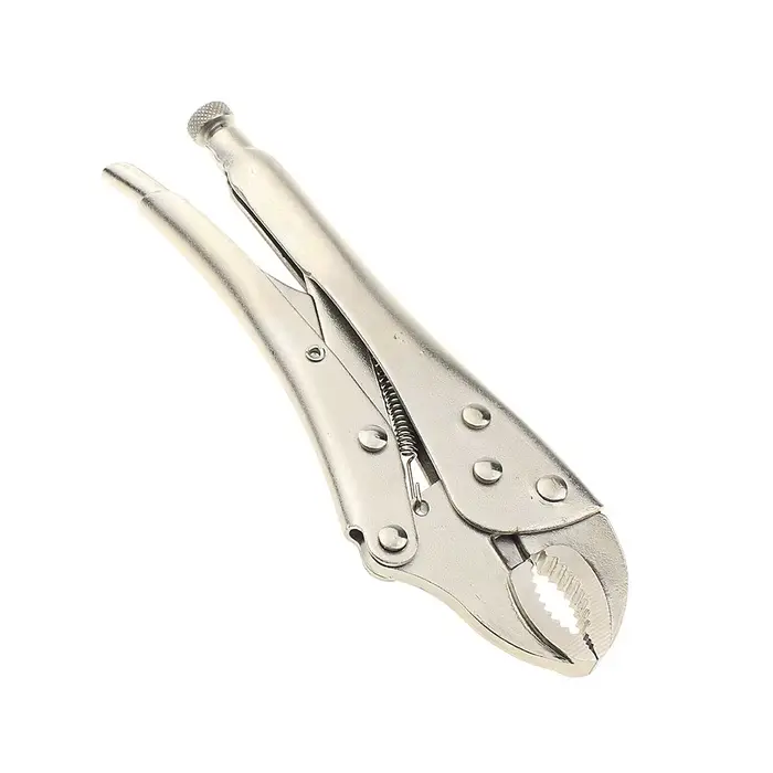 7 "10" pouces verrouillage rond bouche plate mâchoire droite pince multi-outils outils à main
