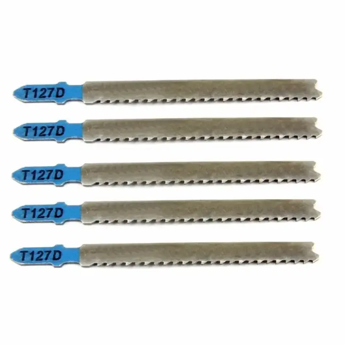 Lames de scie sauteuse incurvées HCS T127D pour la coupe du métal en Aluminium