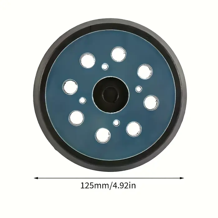 Disque de ponçage orbital de remplacement de 125 mm (5 pouces) à 8 trous avec fixation auto-agrippante