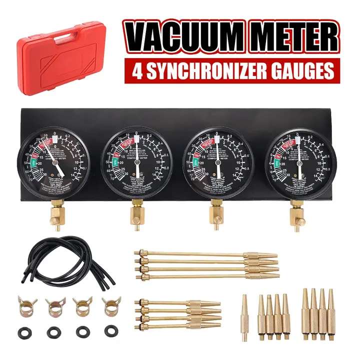 Synchroniseur de carburateur de moto pour testeur d'allumage 4 cylindres