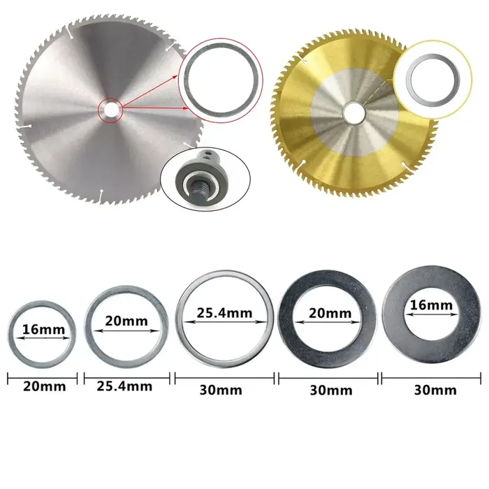Anneaux de réduction de lame de scie circulaire