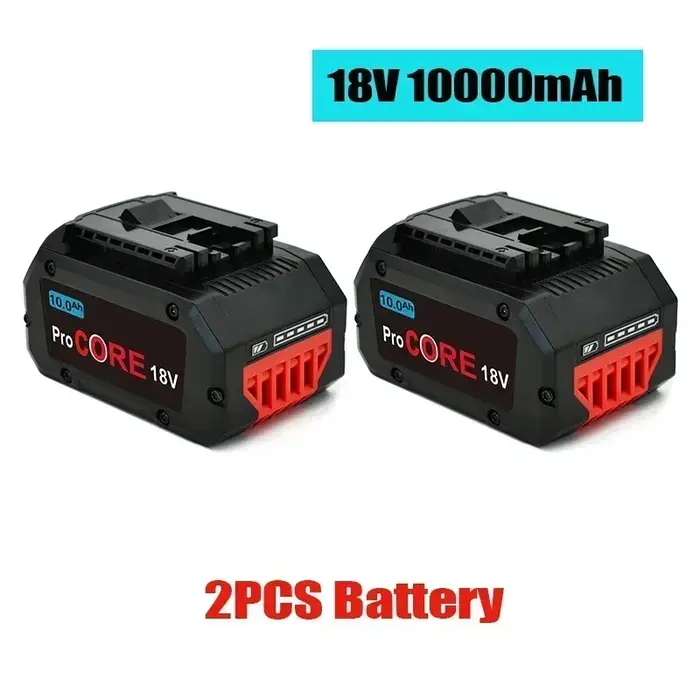 Batterie lithium-ion de haute qualité Pro Core 18V 10.0Ah GBA18V80 pour outils électriques sans fil Bosch 18 Volt MAX, perceuses, NEUVE