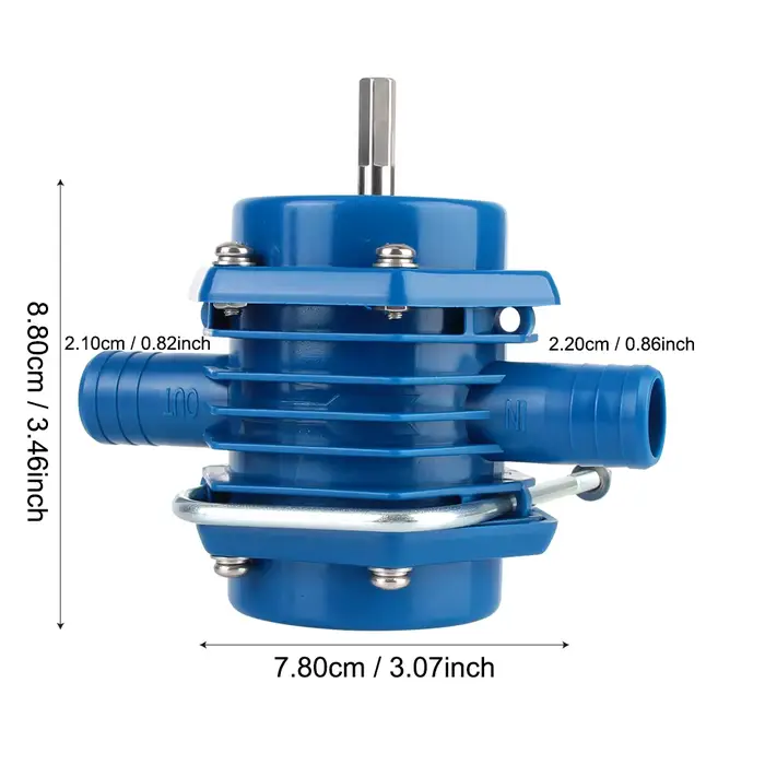 NICEYARD Mini pompe à eau pour perceuse électrique manuelle auto-amorçante robuste aucune puissance requise pompes centrifuges de jardin domestique