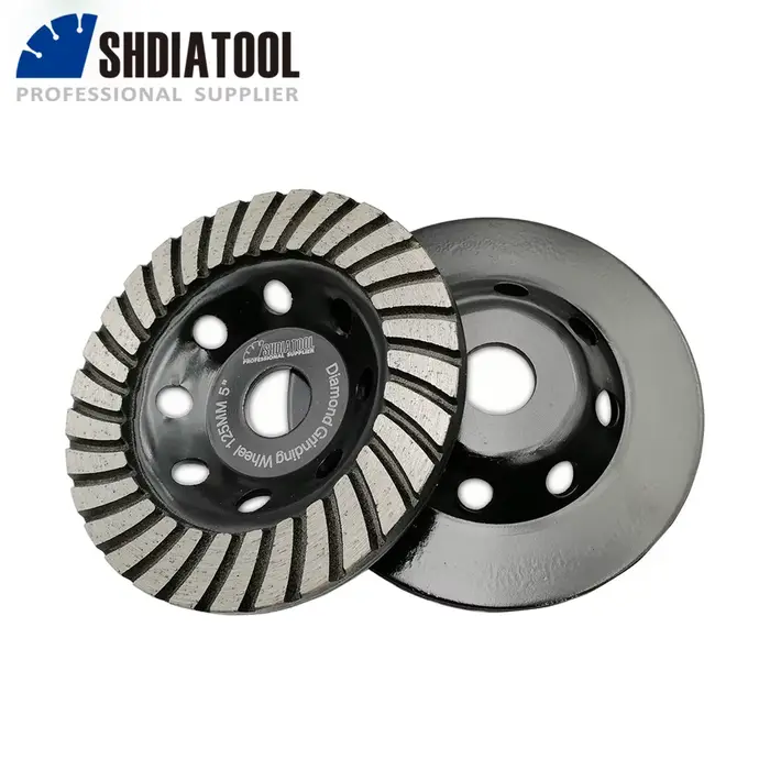 SHDIATOadvocate-Meuleuse d'angle diamant, 125mm, Turbo Nucleo Concrete, Meule de meulage, Brique Mas