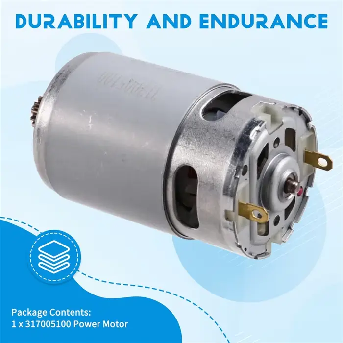 A91P 317005100 moteur DC10.8V 14.4V 18V moteur de puissance à grande vitesse pour METABO BS10.8 BS14