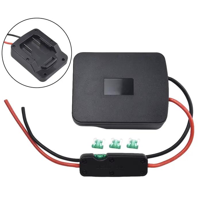 Adaptateur de batterie pour batteries au lithium Parkside X 20V avec fil de cuivre isolé en silicone