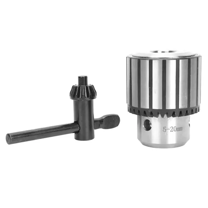 Mandrin de perçage robuste B22 de 5 à 20mm, avec clé pour le travail des métaux, tour CNC, perceuse d'établi, mandrin de perçage de 5 à 20mm, Type clé