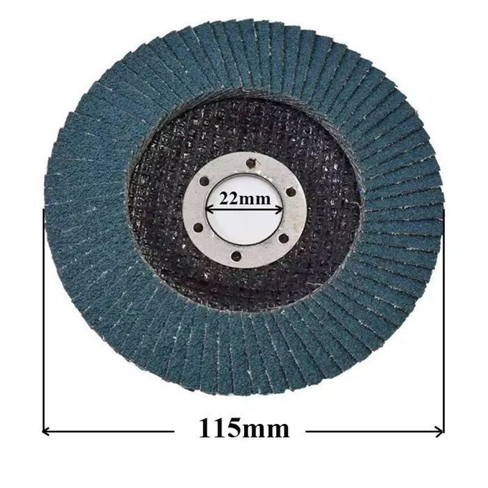 Disque à Lamelles pour Meuleuse d'Angle, 115mm, 4.5 Pouces, 3 Pièces