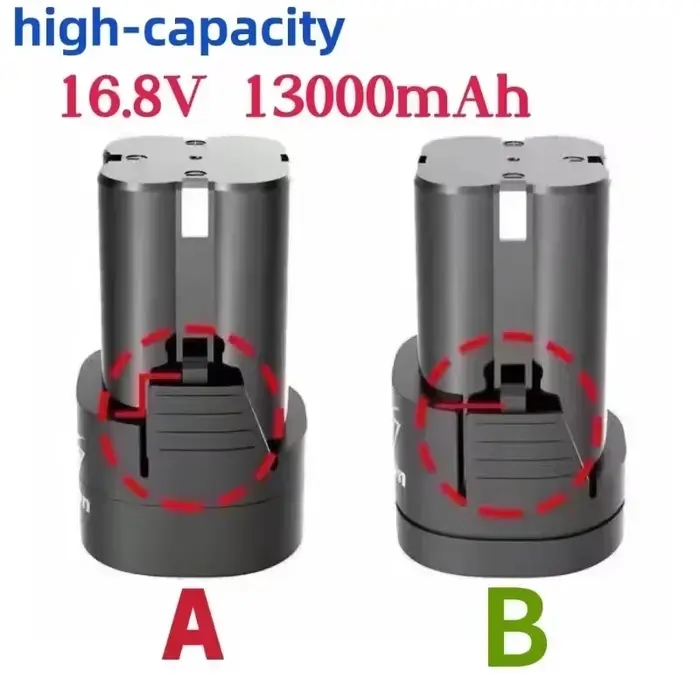 Batterie Rechargeable universelle haute capacité 16.8V 13000mAh pour outils électriques