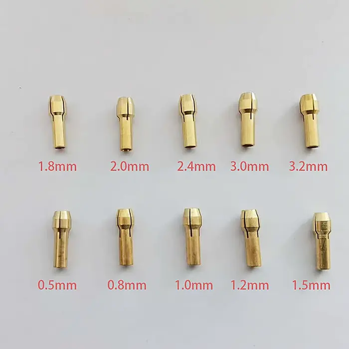 Adaptateur de mandrins de perceuse 10 pièces/ensemble, Mini mandrins de perceuse 0.5mm-3.2mm pour ad