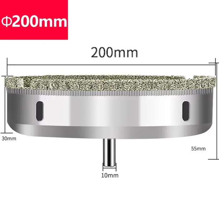 1 pièces scie cloche diamant 3-200mm foret