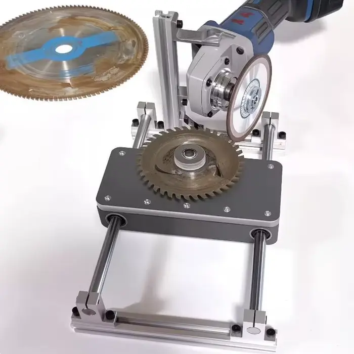 Affûteur de lames de scie, support de conversion multifonction pour meuleuse d'angle, affûtage rapid