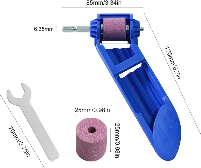 Outil d'affûtage de forets portable - Meule diamantée électrique