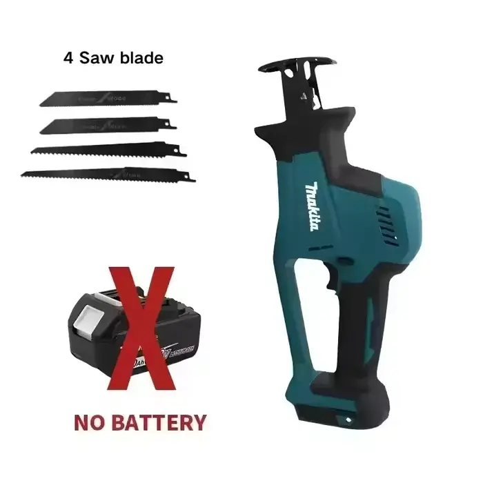 Scie à onglet portative Makita DJR189 18V sans fil, électrique, sans balais, rechargeable, pour bois