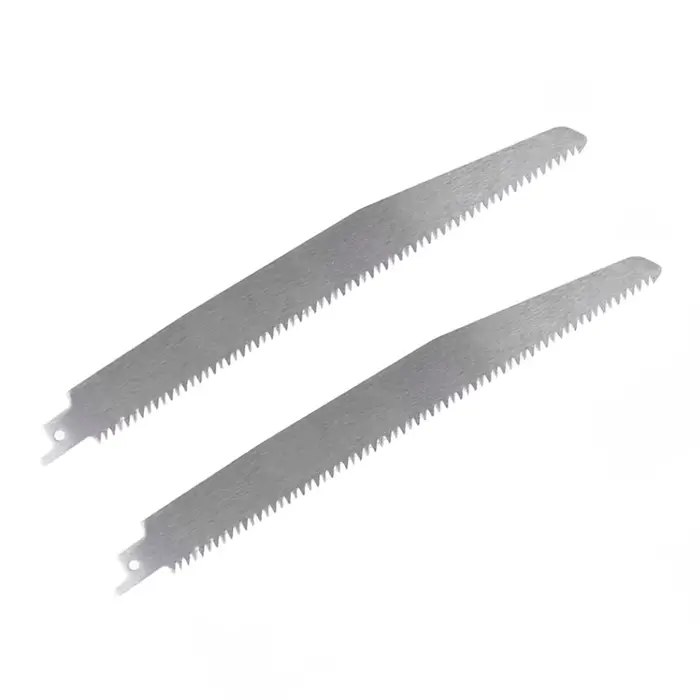 Lame de scie alternative en acier inoxydable, 2 pièces, lame de scie à viande non peinte, 5TPI, haut