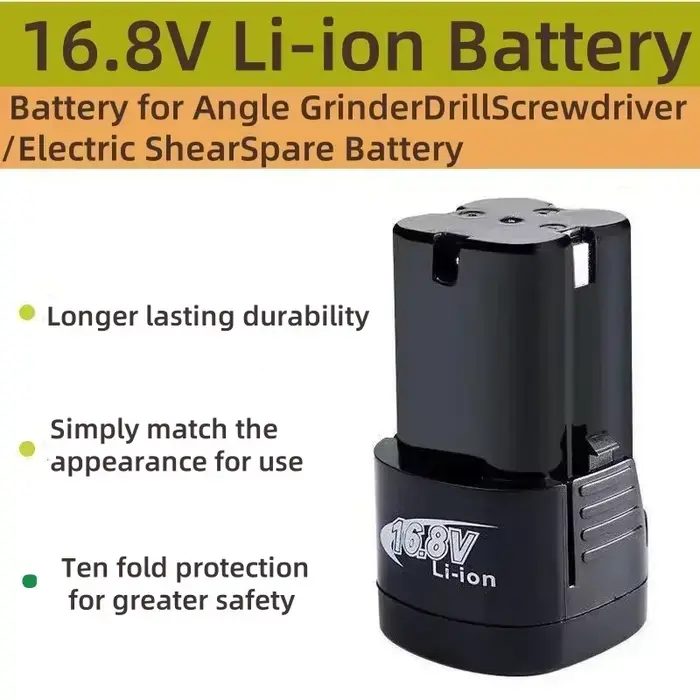 ☛ Batterie de tournevis Batterie au lithium rechargeable 16