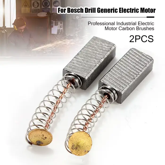 2/10 pièces 17X8X5mm brosses en carbone perceuse électrique outil