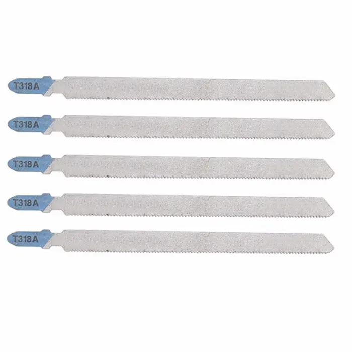 Lames de scie sauteuse extra longues incurvées T318A HCS