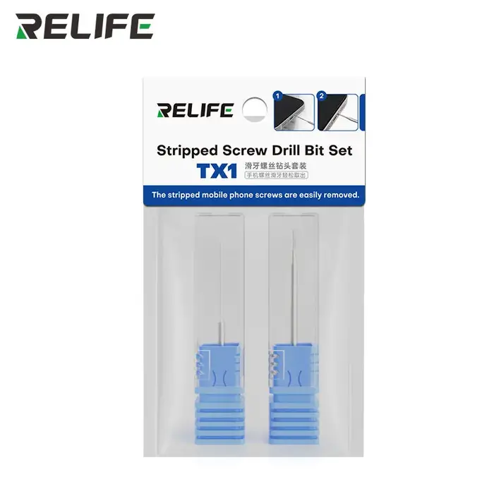 Relife TX1 foret à filetage coulissant en alliage pour enlever les vis
