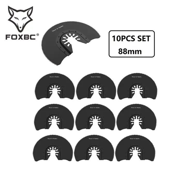 FOXBC outils multifonctions pour Dremel, Bosch, Makita outil électrique coupe du bois et du métal 10