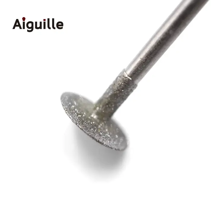 Tige de type K 2,35 mm 120 # Fraises de meulage diamantées 0.5-10mm, mèches de meulage des dents,