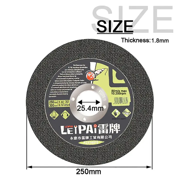 Disques de Coupe en Métal et Inox Disque de meulage pour métaux