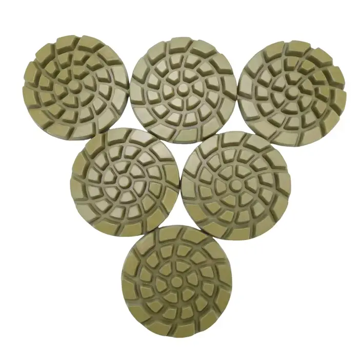Tampons de polissage de sol en diamant