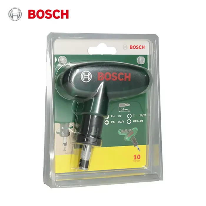 Bosch – Kit de forets électriques, tournevis, porte-outil de Ski, Installation, réglage du Snowboard