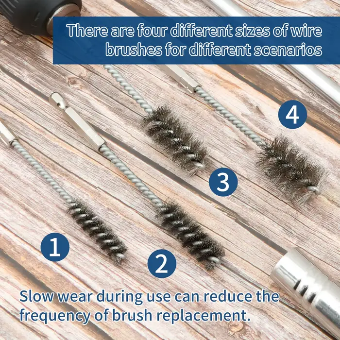 Brosse de perçage en acier inoxydable