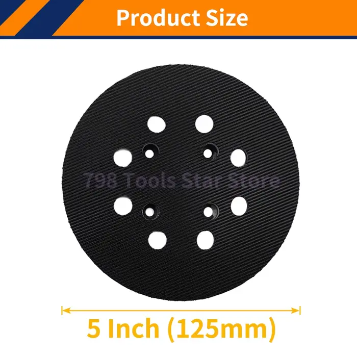 Support de disque de ponçage à crochet et boucle pour Bosch